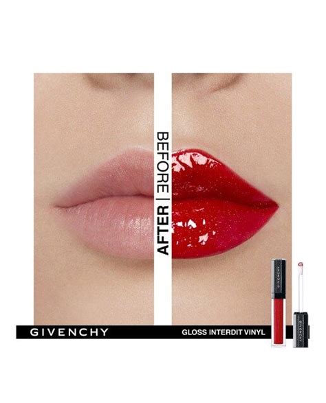 givenchy glitter lipstick|Givenchy interdit vinyl lipstick.